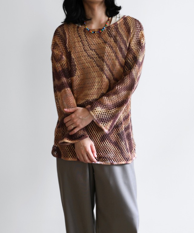 Lamrof / LM-26FW-CT01 AMI ART PULLOVER (CAMEL BROWN)