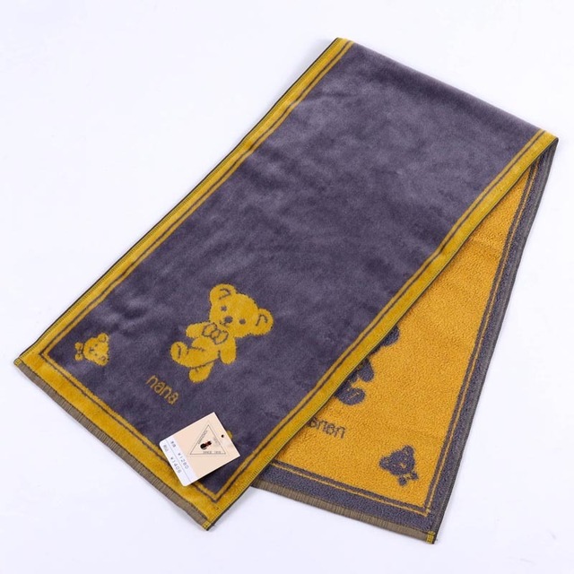 タオル　横浜ナナ NANA　スポーツタオル　ベア　グレーイエロー　nn-spt13
