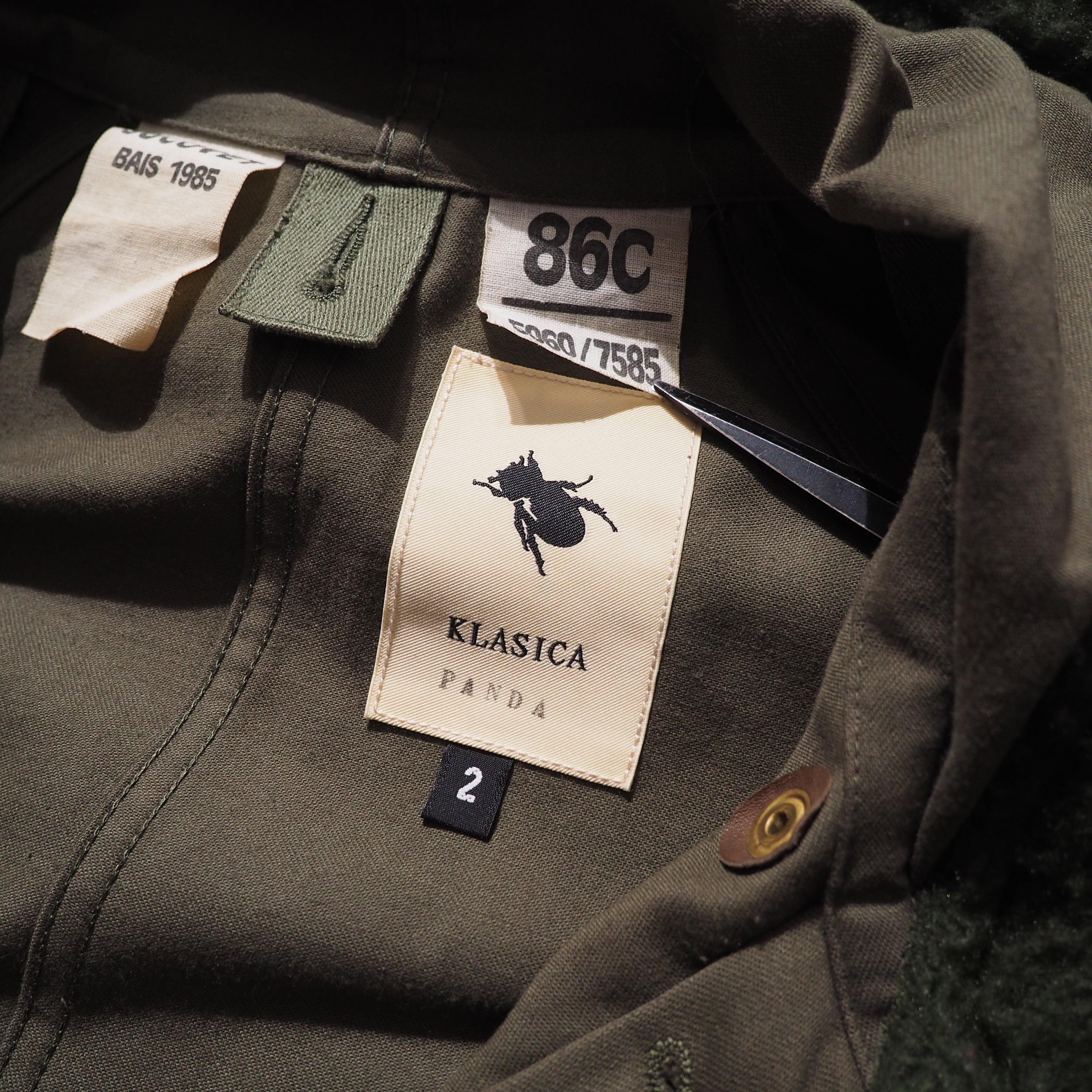 2010AW ” KLASICA - PANDA ” ” 背骨 ”French army Re:make Mod coat クラシカ 初期 フランス軍 リメイク モッズコート
