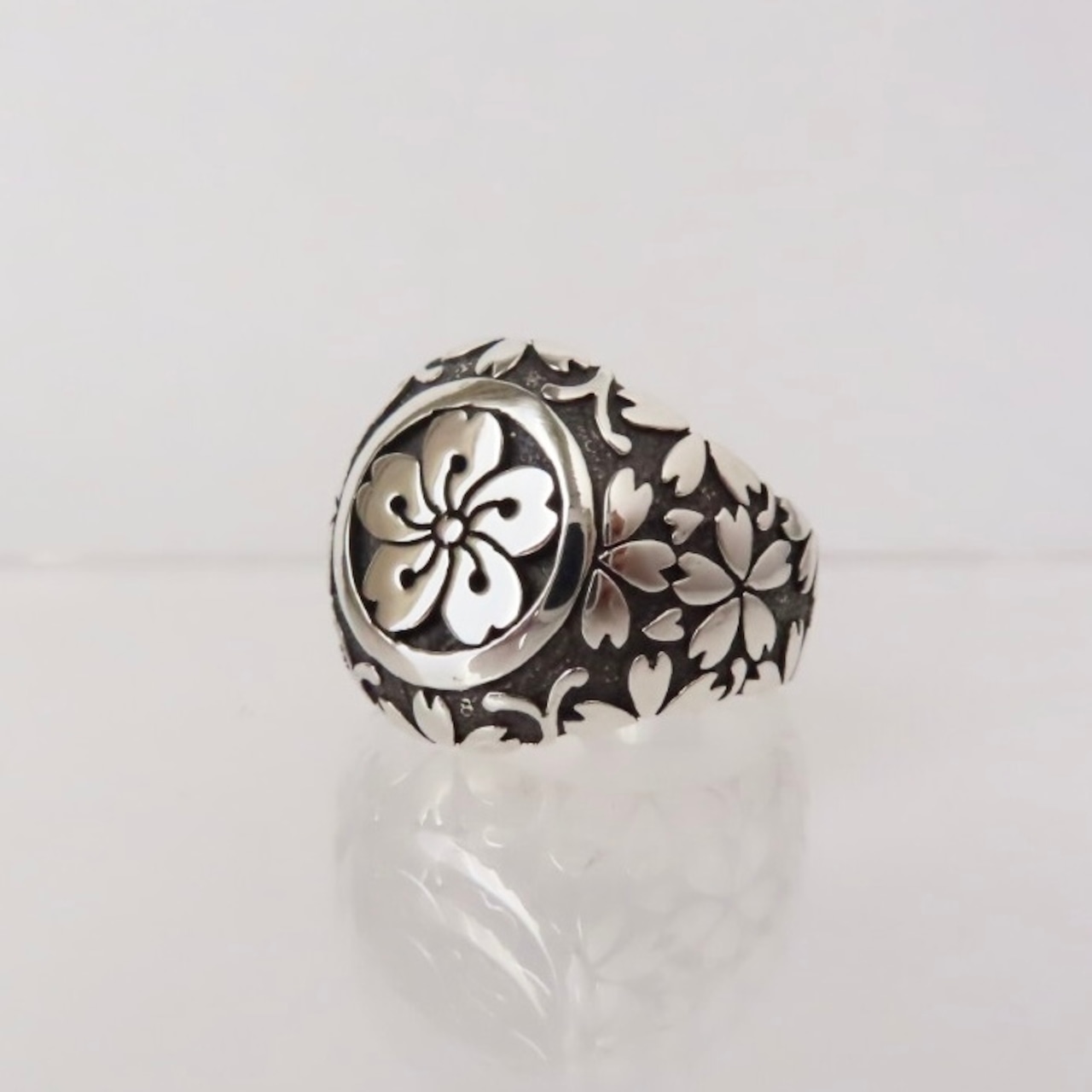 桜 シグネットリング