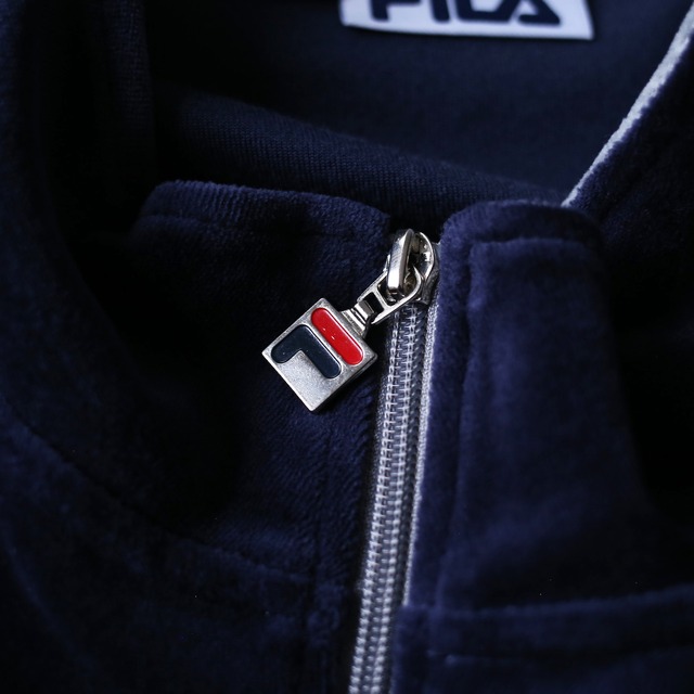 "FILA" bi-color XXXL super over silhouette track jacket