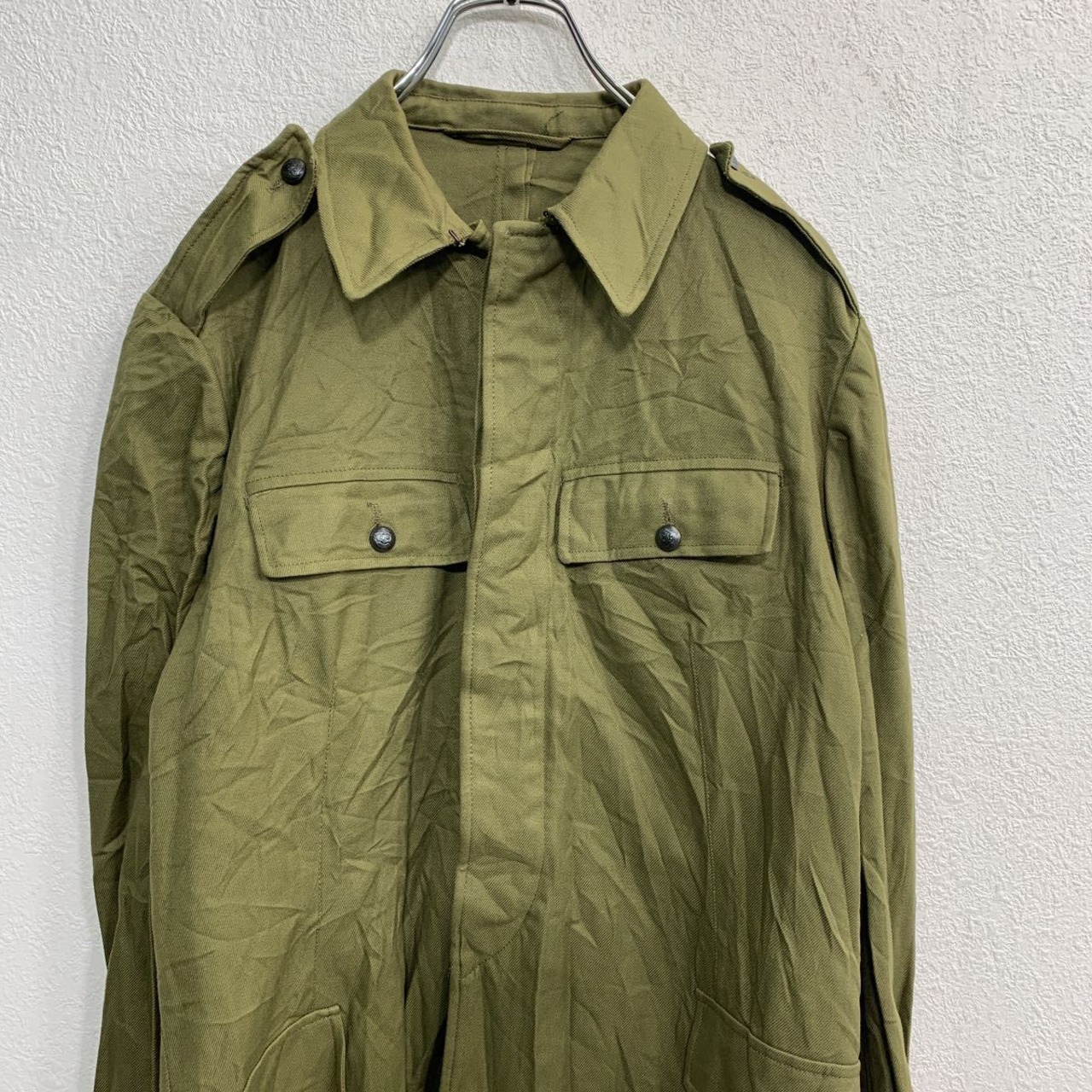 ルーマニア軍 ミリタリージャケット Mサイズ オリーブグリーン 古着卸 