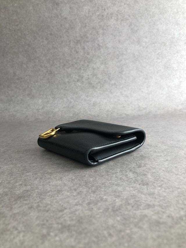 Christian Dior クリスチャン ディオール 財布 ブラック サドル ロゴ レザー 三つ折り財布  vintage ヴィンテージ オールド 65wdpi