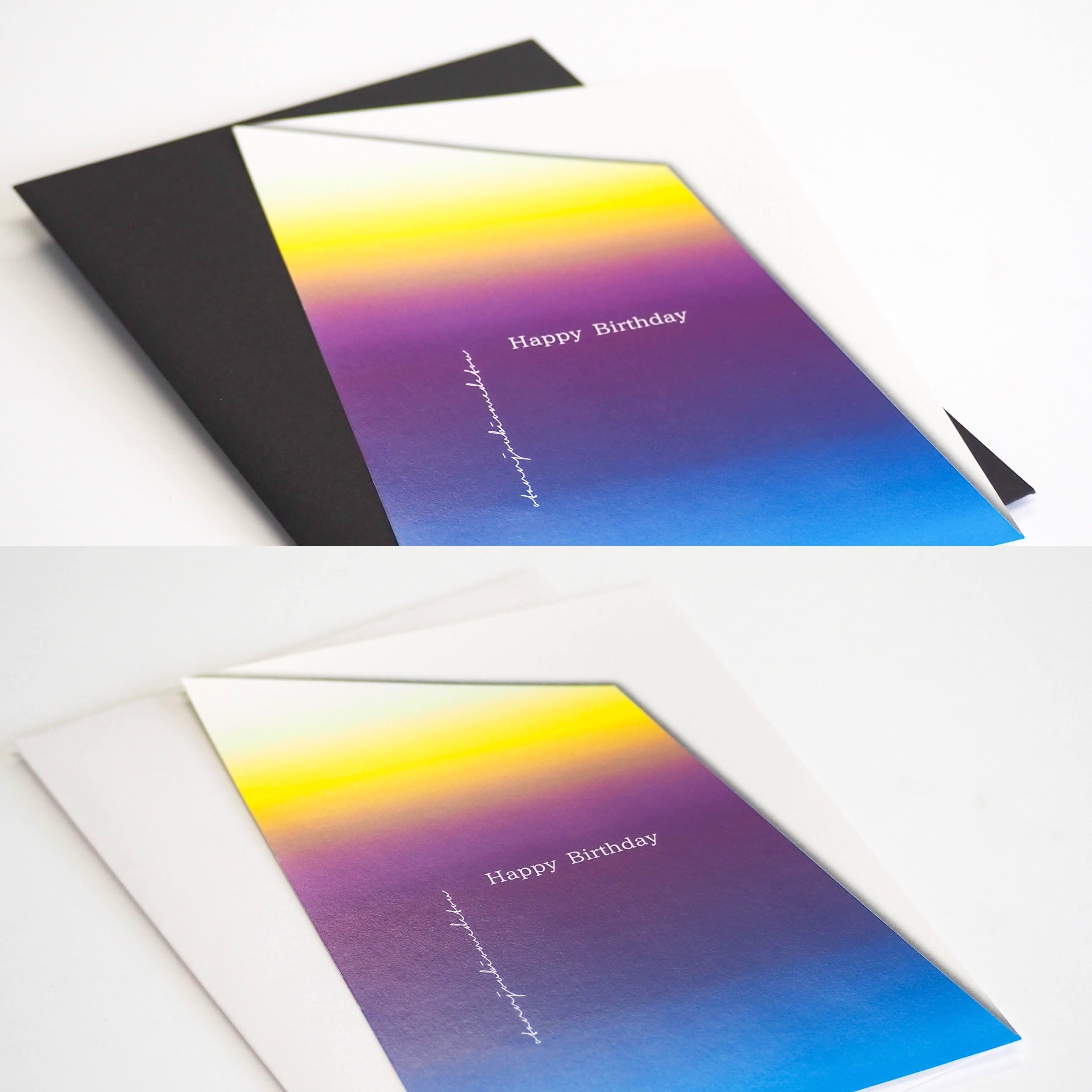 メッセージカード IMC-06：名刺サイズ メッセージカード 15枚入り ブルースター〔OZ