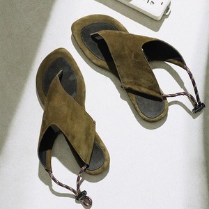 retro toe clip flip flop shoes W00101