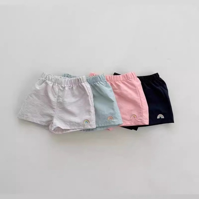 【BABY】虹柄ショートパンツ