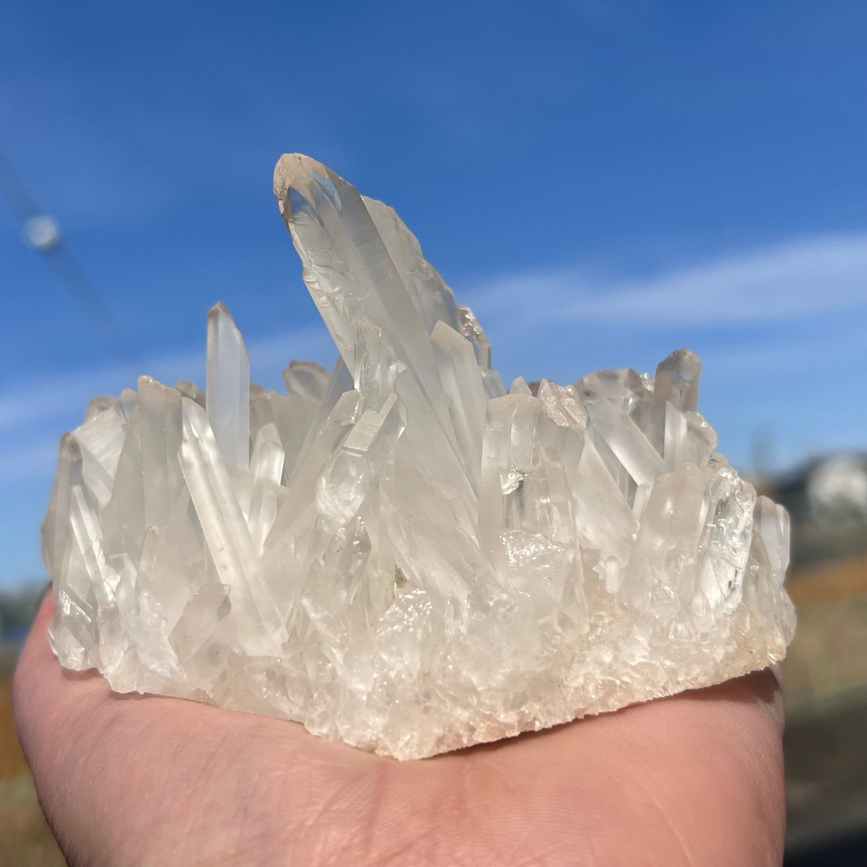 【水晶クラスター✨ブラジル産 ⑰✨426g】︎︎︎︎❤︎送料無料︎︎︎︎❤︎天然石 パワーストーン