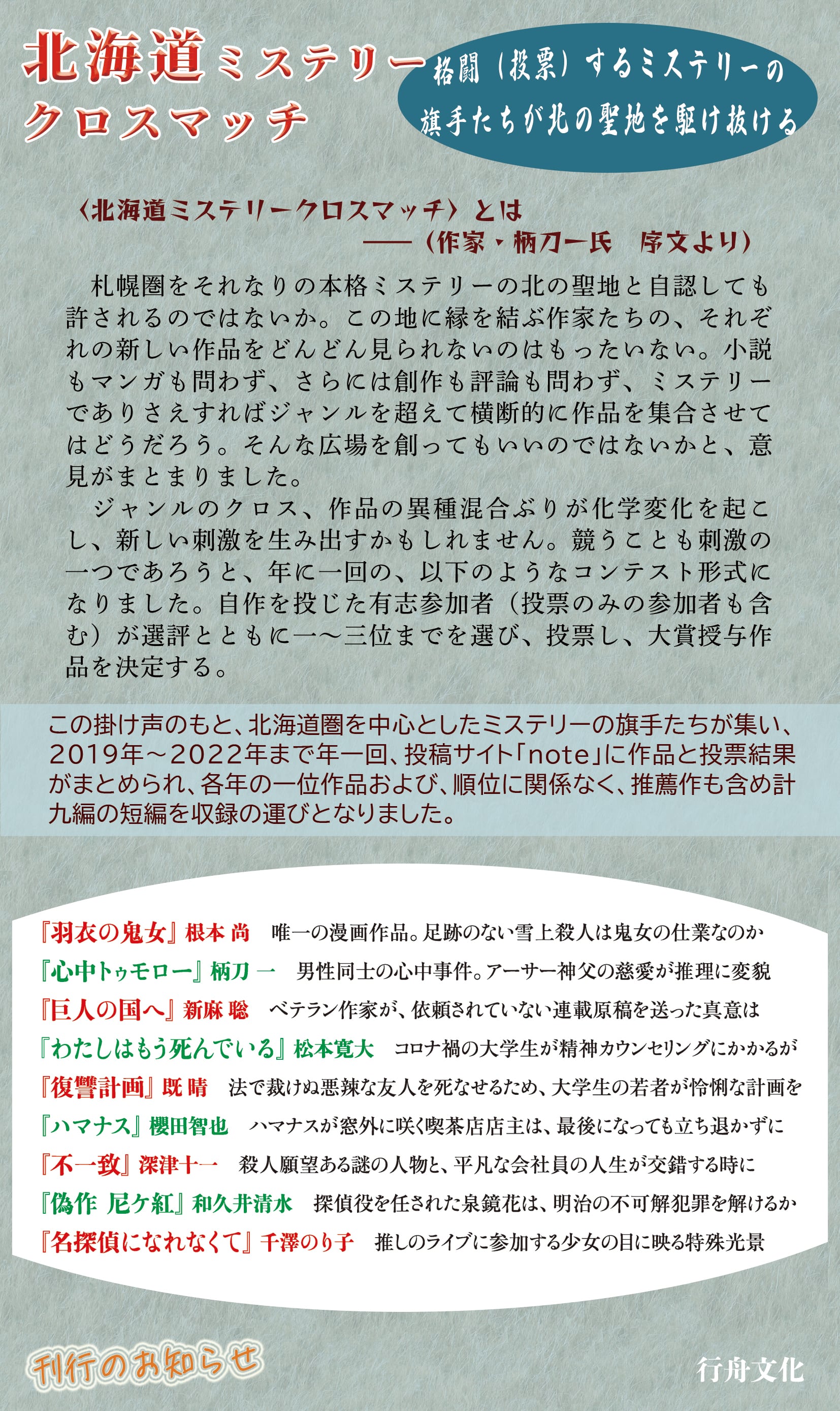 犯罪推理クイズ 1977年