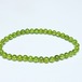 ペリドット ブレスレット 5mm メール便可 一点物 111-50674