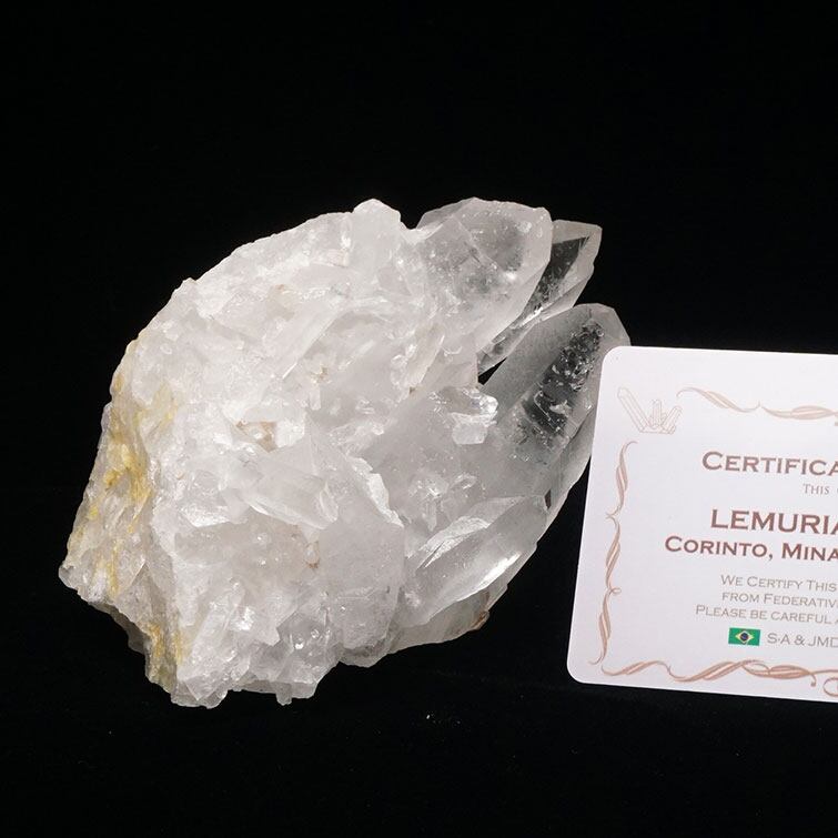 水晶 クラスター ブラジル ミナスジェライス州 コリント産 レムリアンシード 証明書付属 一点物 282-544