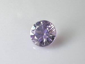 パープルサファイア 0.42ct ラウンドカット