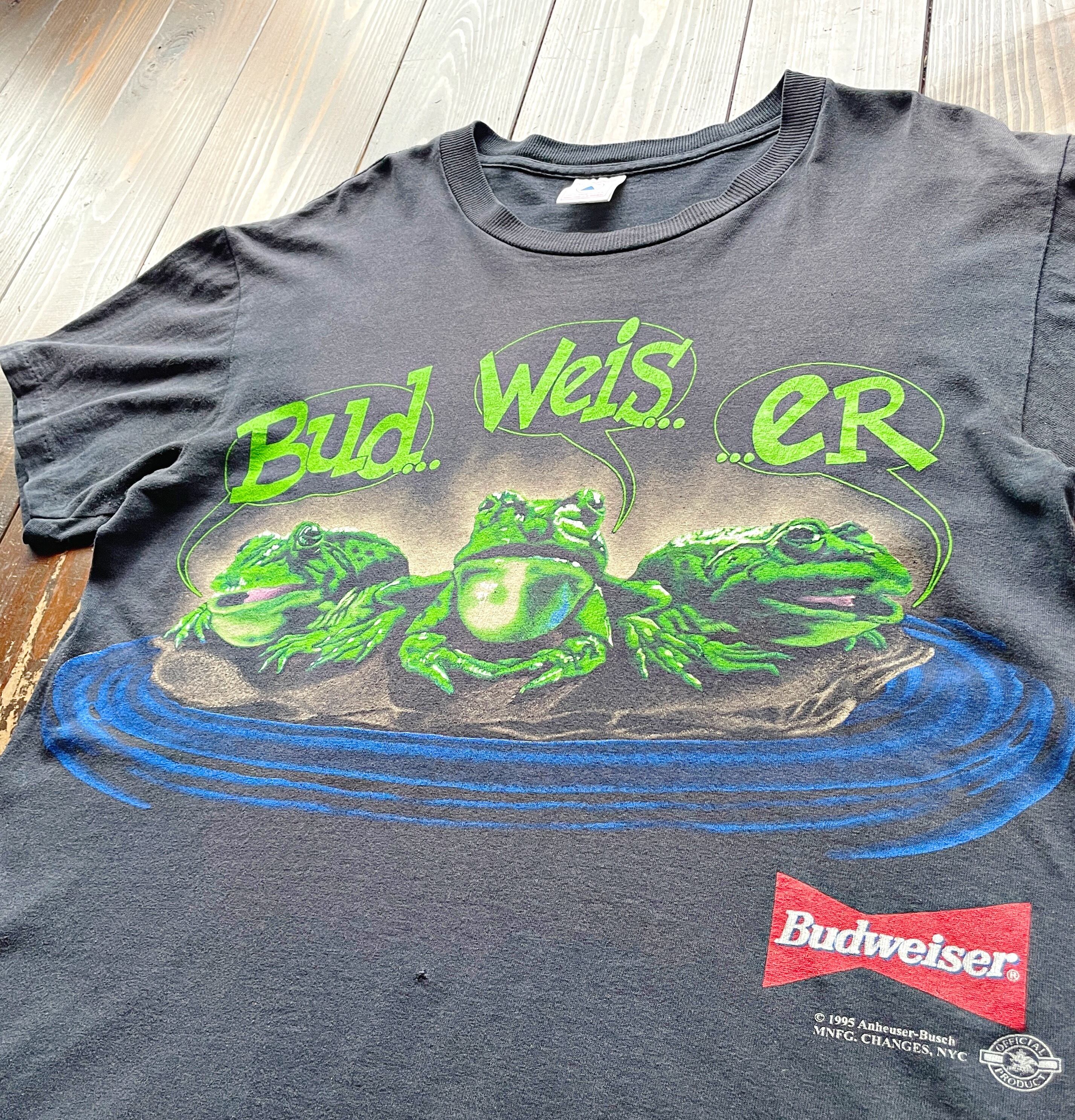 90s Budweiser Official T-Shirt 〈DELTA Body〉Size MEDIUM | Rassic