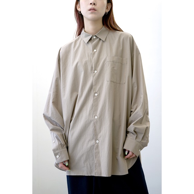 [Blanc YM] BL-21A-CWS Cotton Wide Shirt