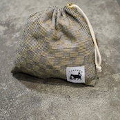 kroneko original jacquard weave rug pouch