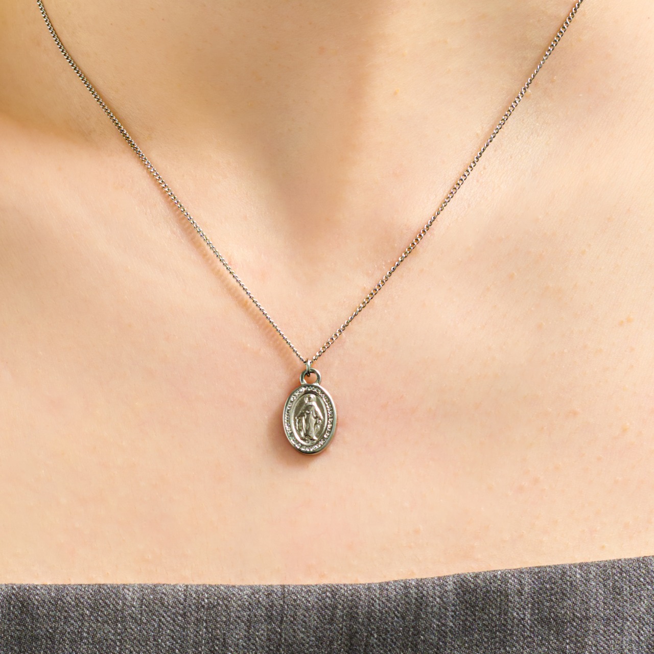 9/18(金)21時新作発売*stainless medal necklace"