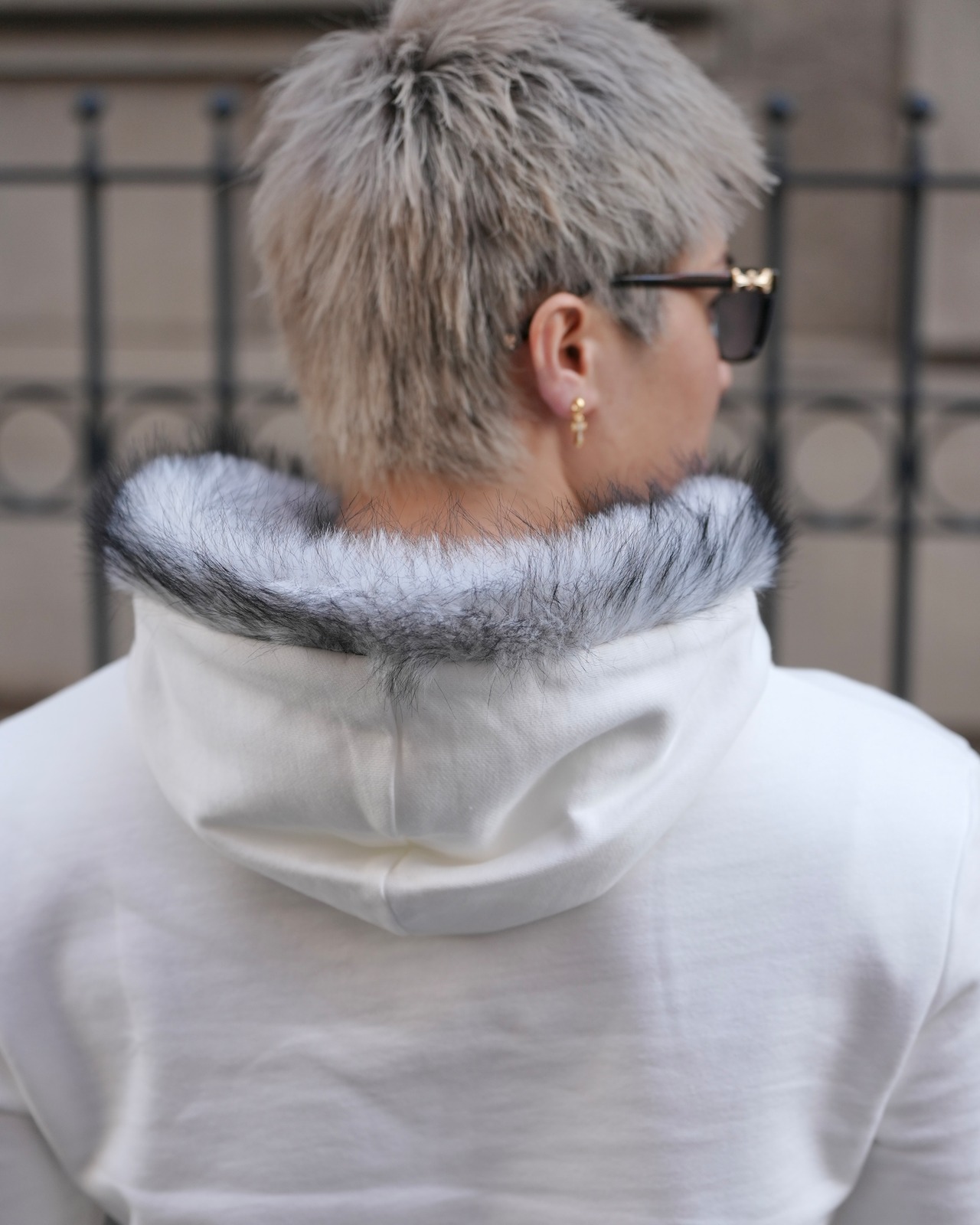 BELINDA FUR ZIP HOODIE【BB25023】