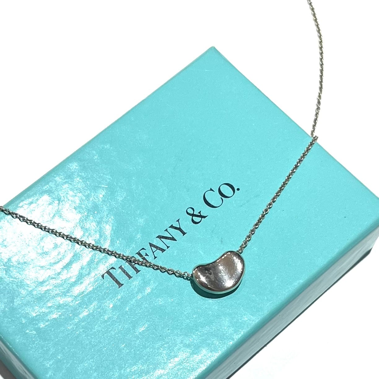 TIFFANY&CO.】2515 幸福ミニビーン ネックレス／Elsa Peretti／自然美