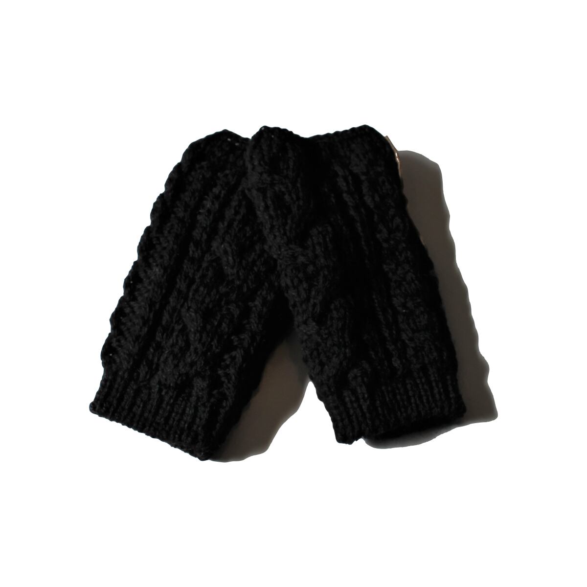 Mittens with Suede-Black〖Highland2000〗ハイランド ミトン