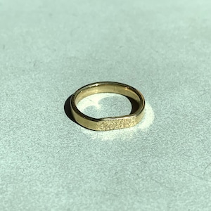 〈Brass〉signet ring / 3mm