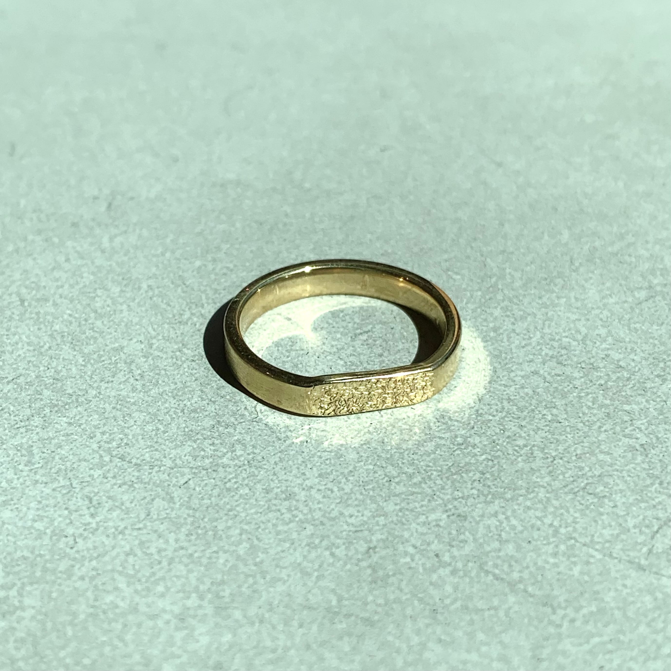 〈Brass〉signet ring / 3mm
