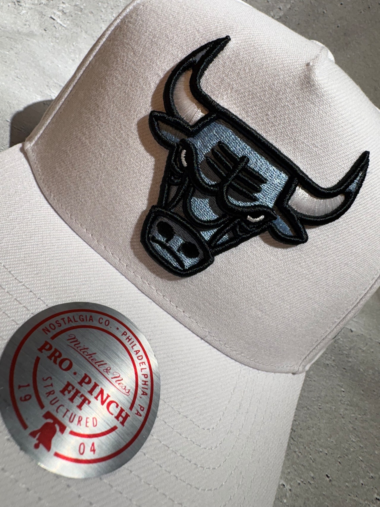 Mitchell&Ness/ミッチェルアンドネス NBA シカゴ・ブルズ キャップ ホワイト