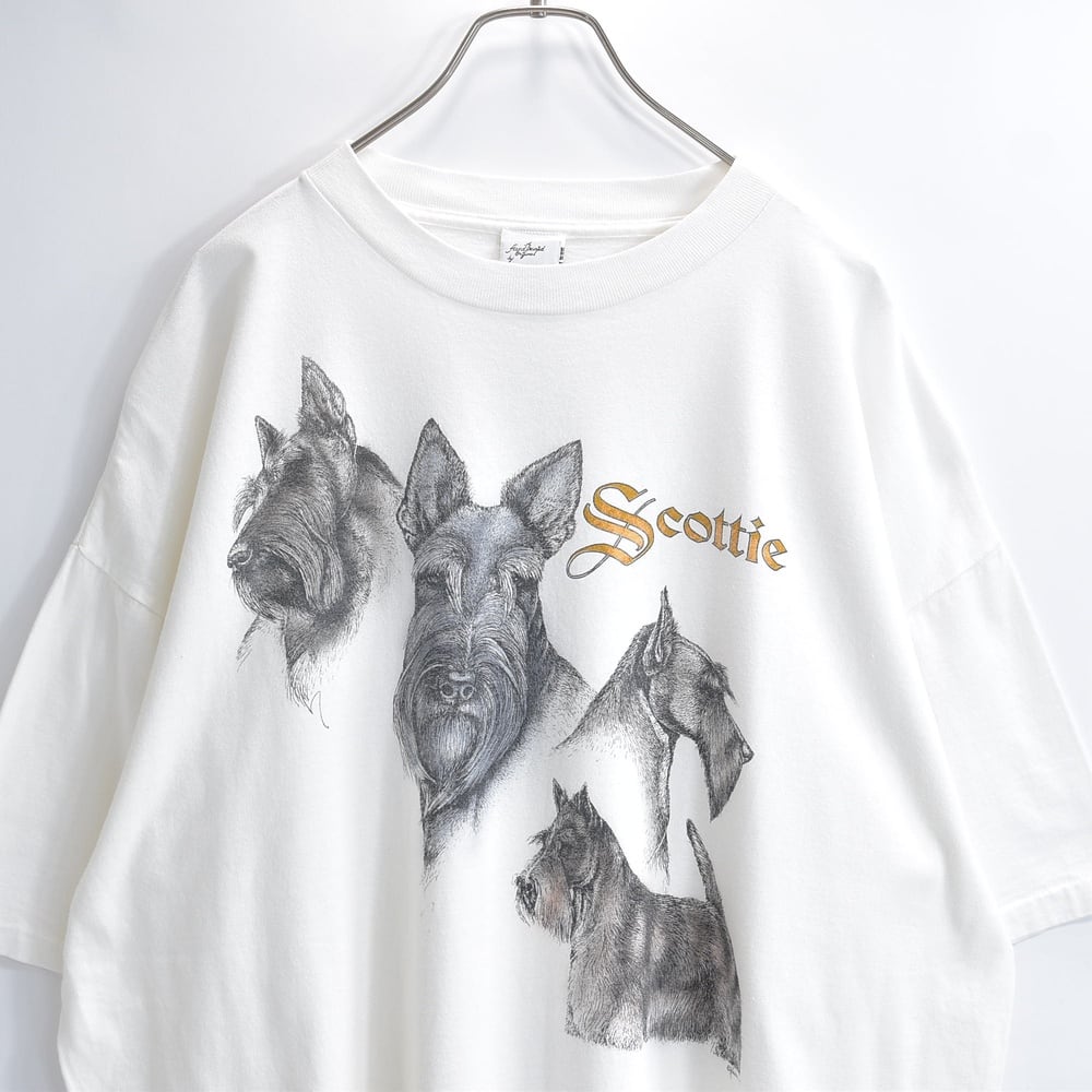 90s USA製 Donna J. Rogens Originals スコティッシュテリア ドッグ