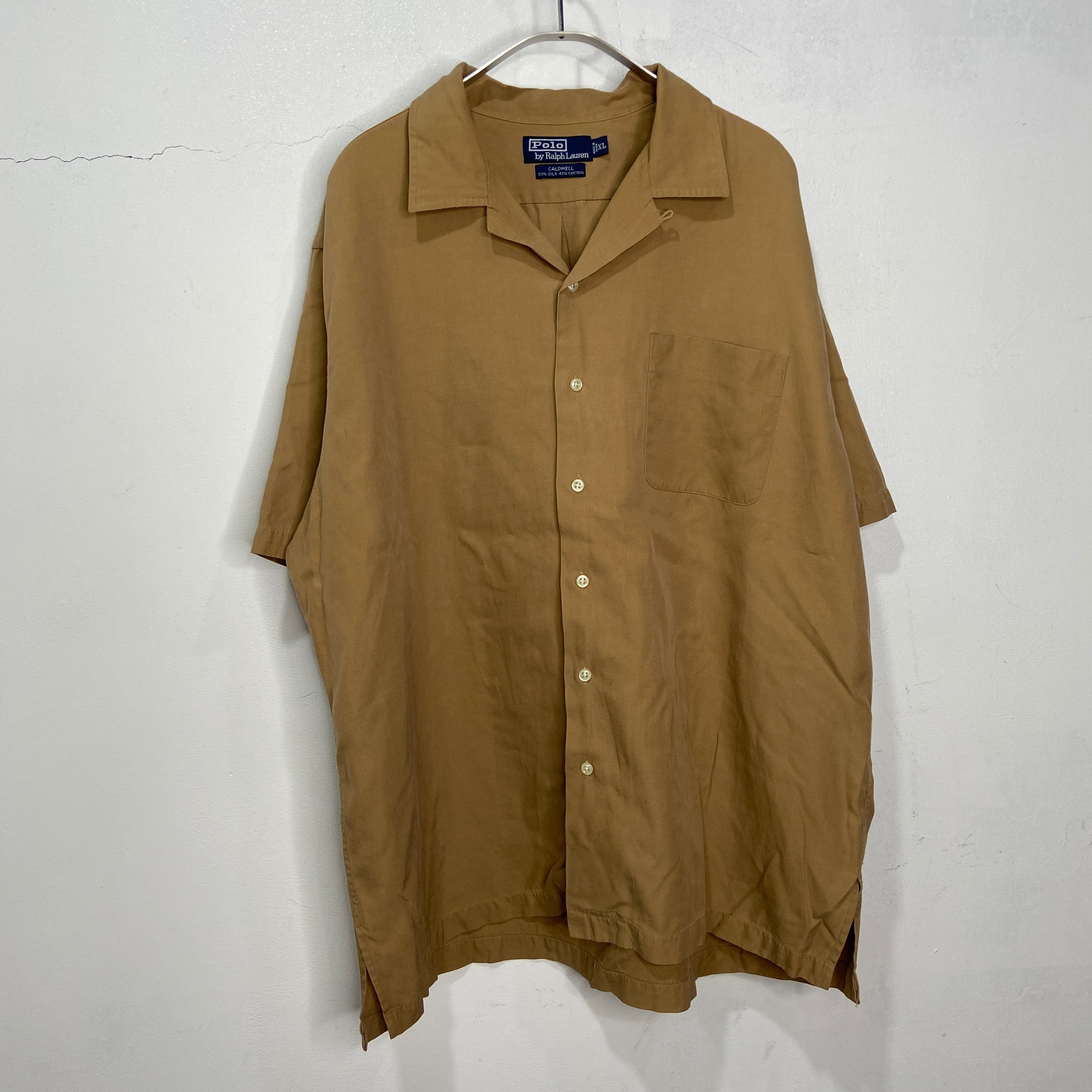 Ralph lauren CALDWELL オープンカラーシャツ シルク | 古着屋 Uan 