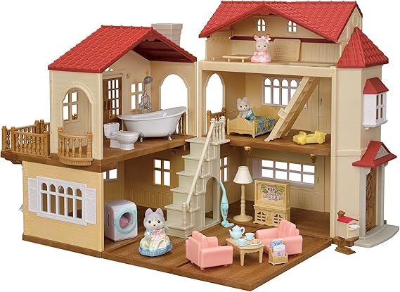 Amazon.co.jp限定】シルバニアファミリー お家 【 赤い屋根の