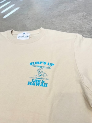 LIFE is × MAPUAコラボsurf's up半袖Tシャツ ¥4,990+tax(¥5,489)