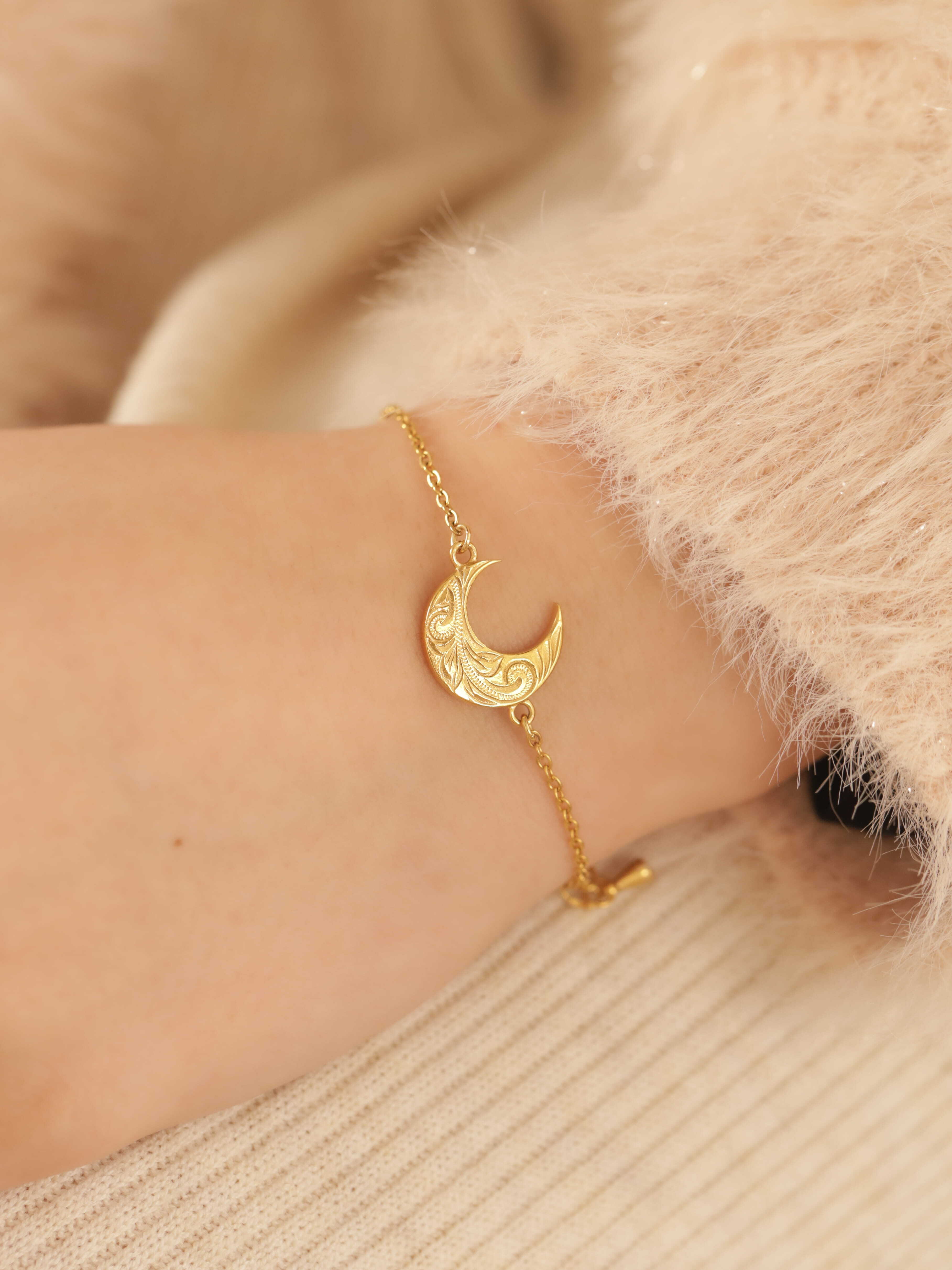316L hawaiian moon bracelet #b01