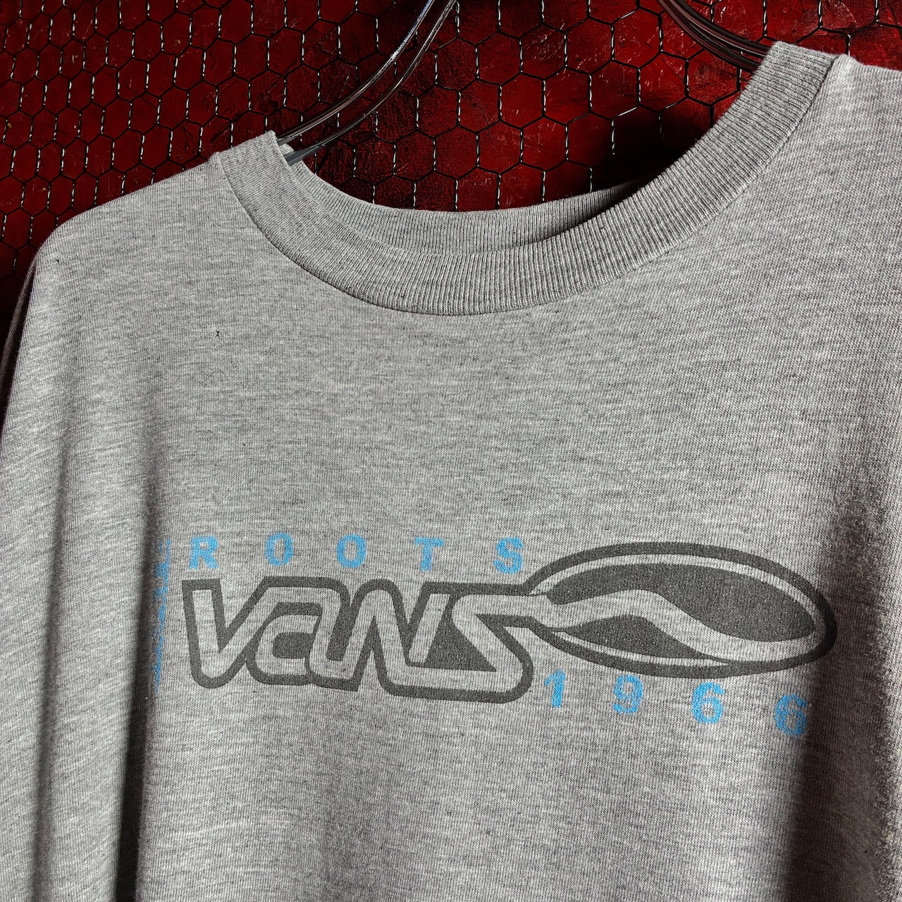 90s〜00s OLD VANS Tシャツ オールドスケート バンズ グレー