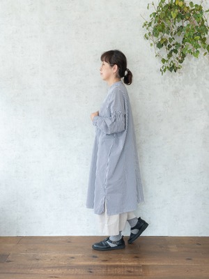 [grin] ブロードスクエアロングシャツ