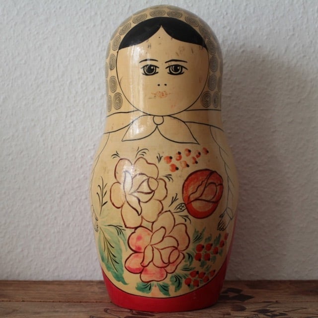 ヴィンテージ 大きなマトリョーシカの置物 30cm | .usagi