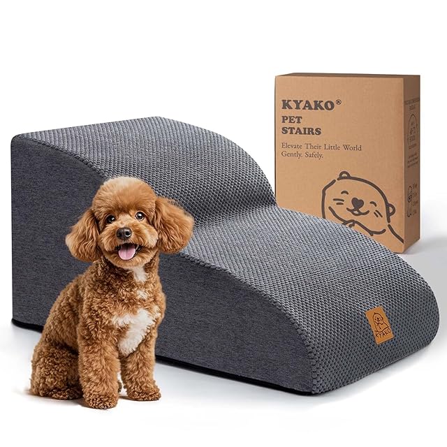 KYAKO 犬 階段 犬 ステップ 高さ30CM ペット 階段 犬 スロープ ドッグ