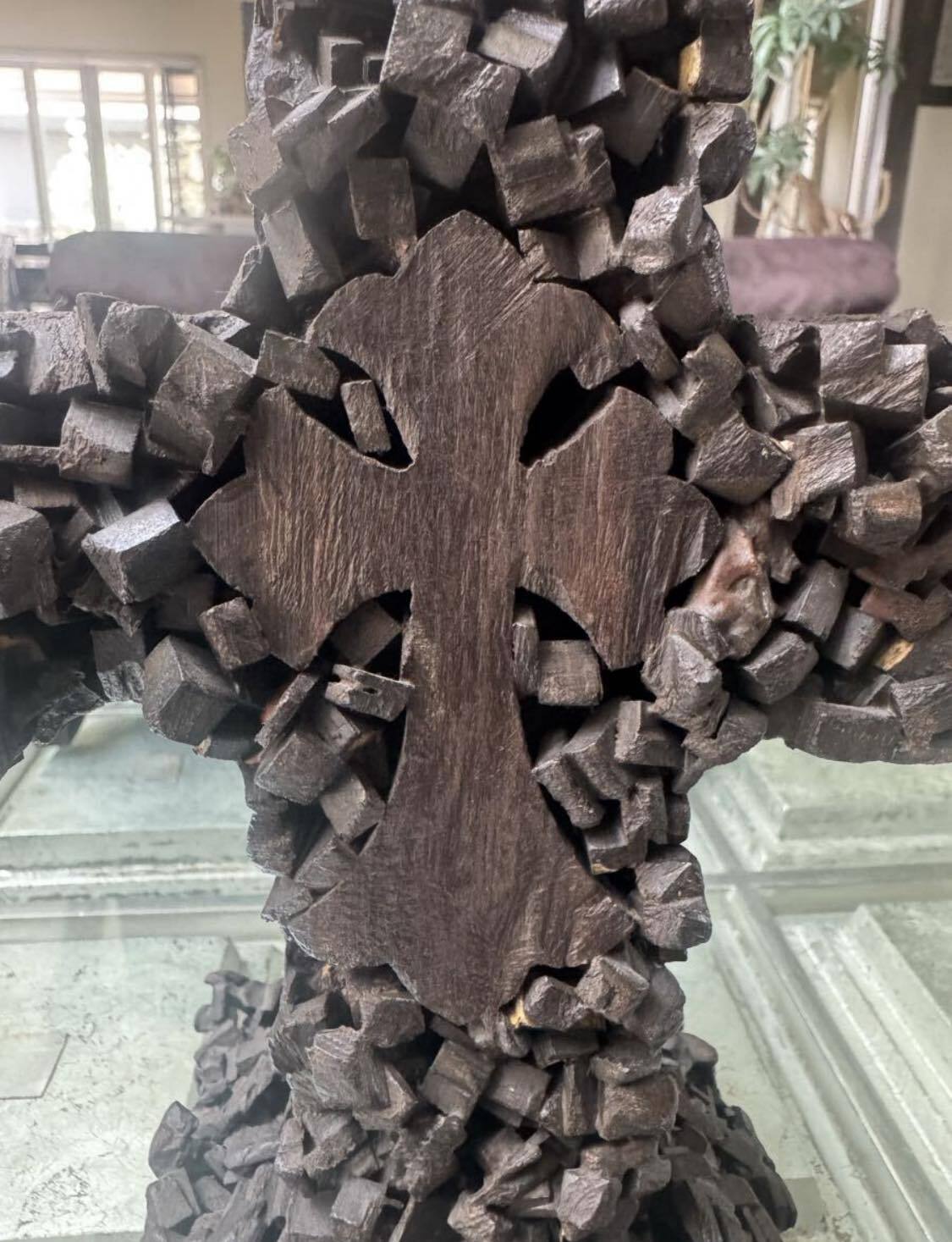 超レア】 CHROME HEARTS クロムハーツ エボニー CHクロス オブジェ