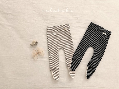 valu bebe［取寄］stripe foot leggings 26spring