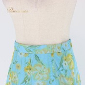 社交ダンス 衣装 スタンダード スカート レッスンウェア 水色 黄色 ブルー系 イエロー系 レース 花柄 練習着 透け感 フェミニン グリーン系 フレアスカート 薄手 おしゃれ 女性用 ダンス衣装 スポーツウェア カジュアル 体型カバー 練習用ウェア フラワープリント ストレッチ かわいい 着心地 ゆったり フェミニンスタイル スカート丈 フレッシュ 夏向け デイリーユース