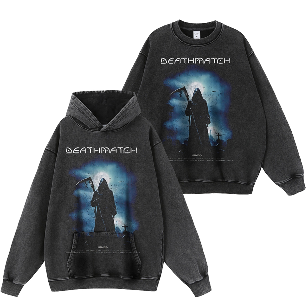 VINTAGE ストリート 死神 パーカー/スウェット T746