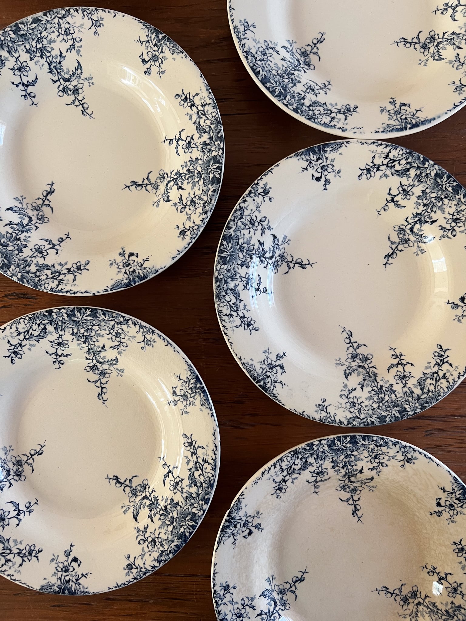 ジアン スープ皿 アンティークプレート フランスアンティーク（F）