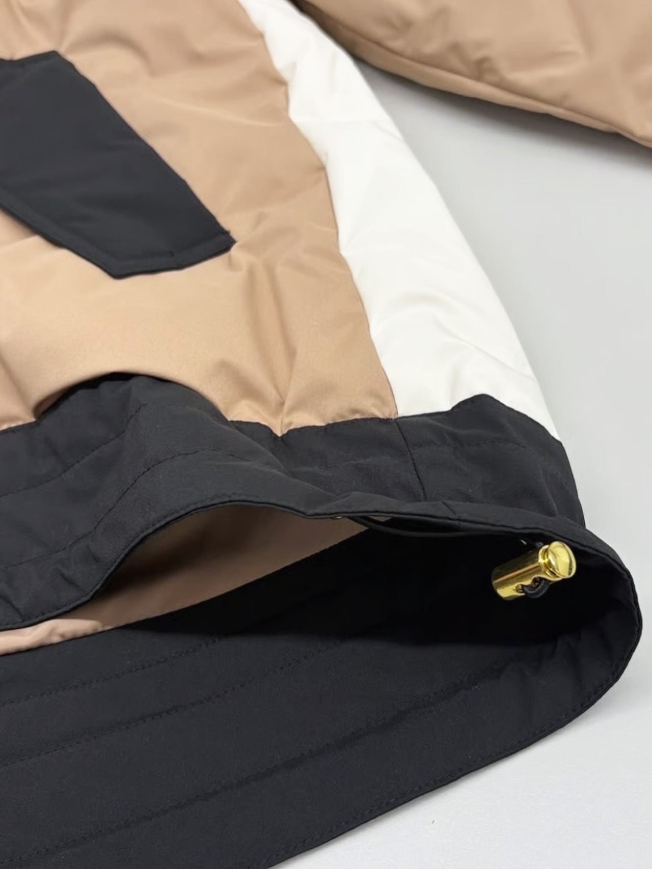 リズレイ RISLEY risley バイカラーダウンマウンテンパーカー