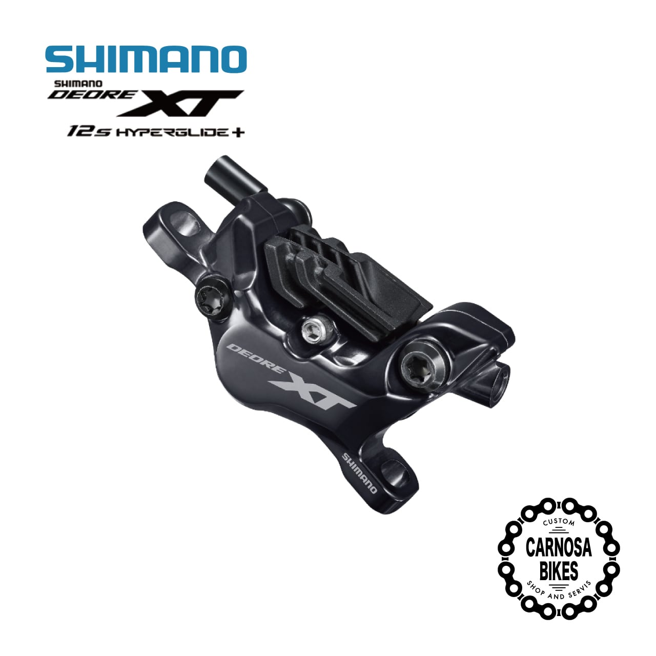 【SHIMANO】DEORE XT BR-M8120 油圧ディスクブレーキ 4ピストン キャリパー | 【CARNOSA  BIKES】マウンテンバイク&BMX 自転車ショップ powered by BASE