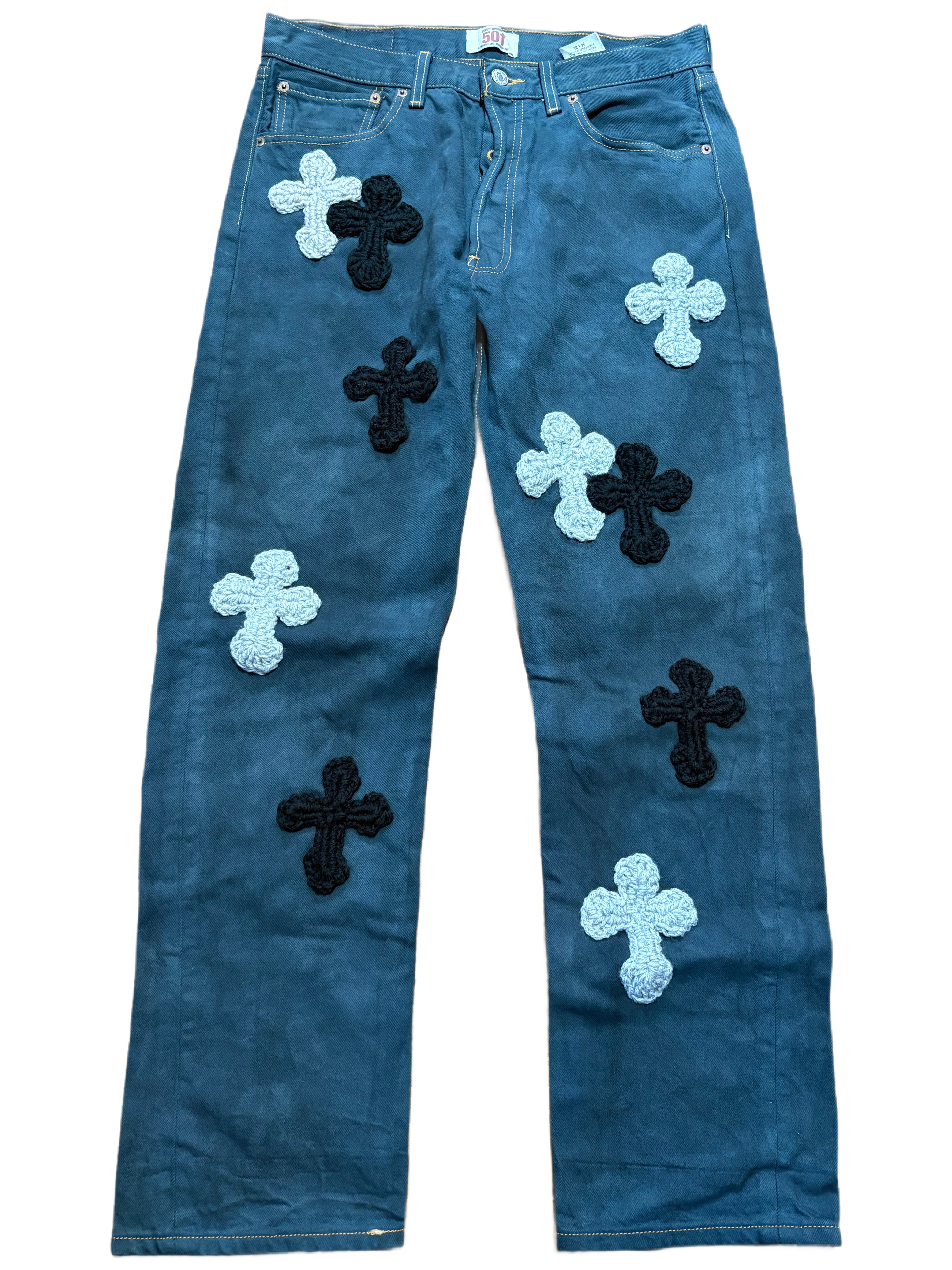 パンツ Y.A.R.N.x Levi's 501 with 3D Cross denim Y.A.R.N.