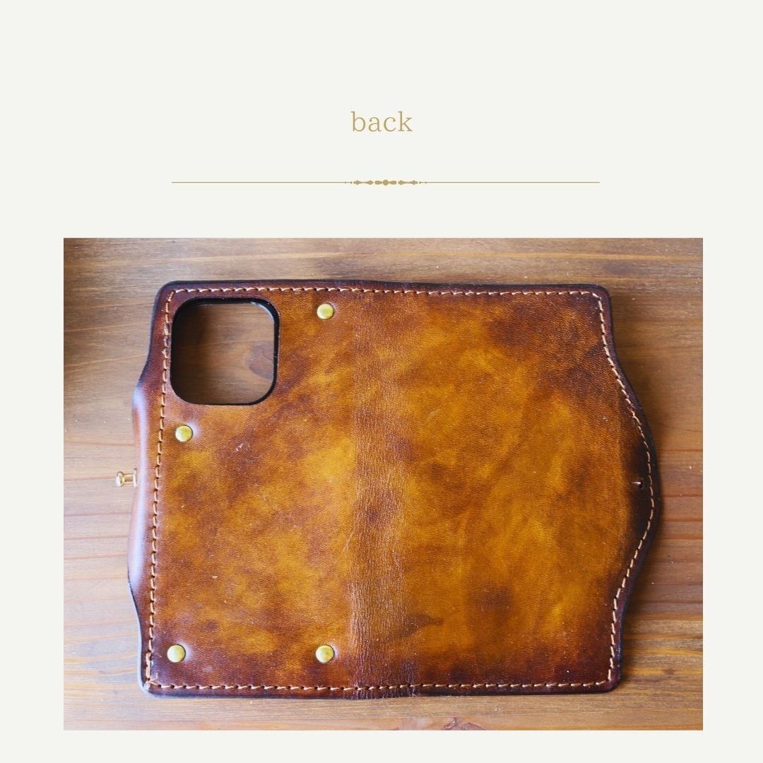 81wind】 【受注制作：全機種対応】スマホケース 手帳型 【シンプル