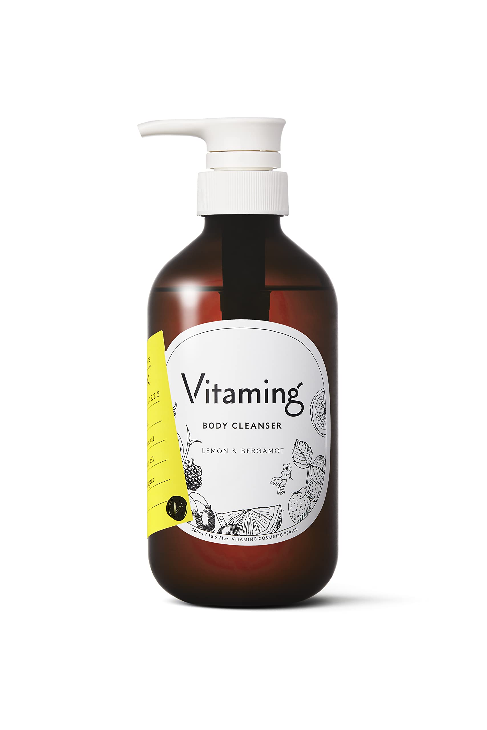 Vitaming(バイタミング) ボディソープ レディース 500ml レモン&ベルガモットの香り ビタミンケア