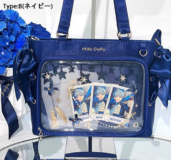 痛バッグ 痛バ ショルダー ハンドバッグ 肩掛け トート 推し活 姫系