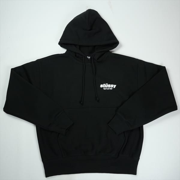 Stussy ブラック パーカー L 希少 Stussy ブラック パーカー Lサイズ STUSSY ステューシー パーカー