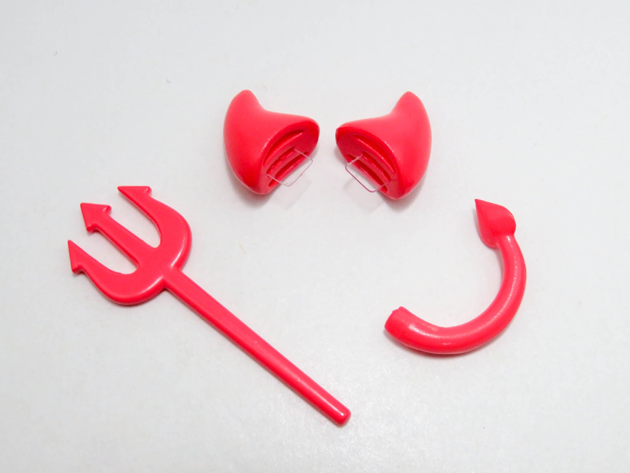 再入荷(A-ランク)ねんどろいどもあ ハロウィンセット 女の子Ver. 小物パーツ 悪魔セット