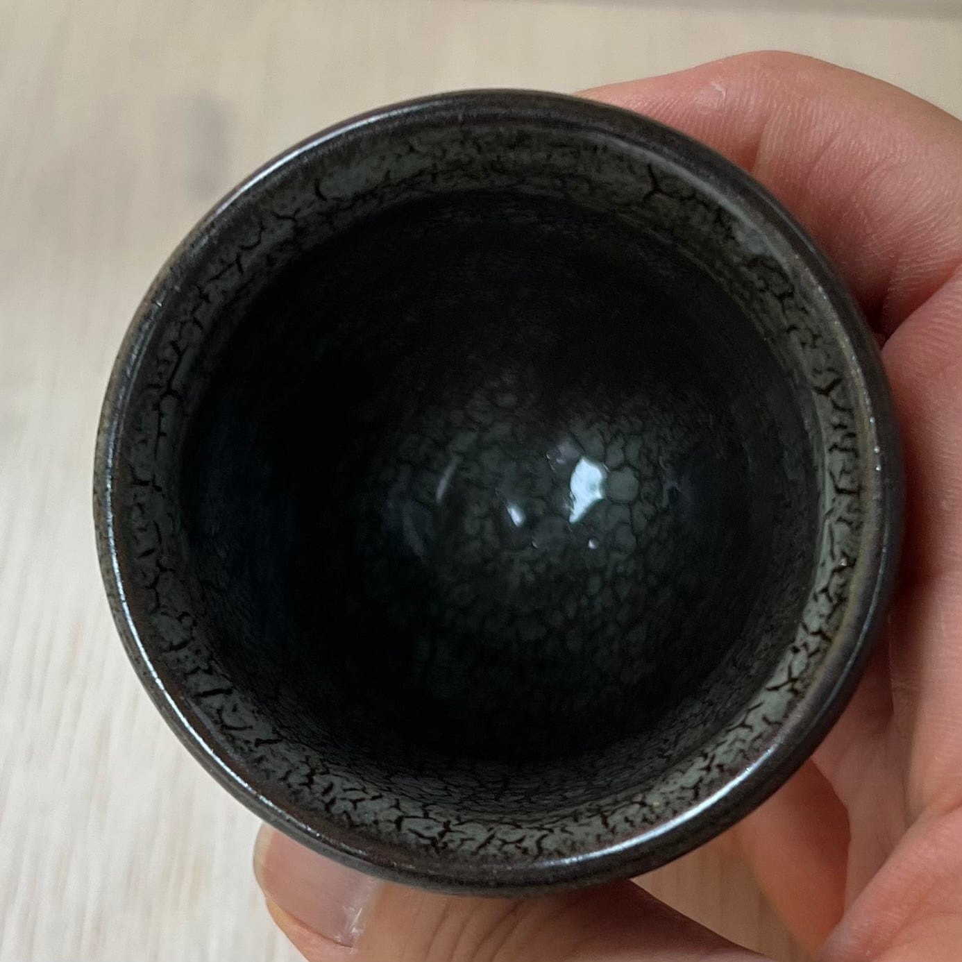 259 蛇蝎唐津馬上杯ぐい呑　唐津焼　ぐい呑　陶器　酒器 蛇蝎唐津馬上盃② | 唐津焼 炎向窯