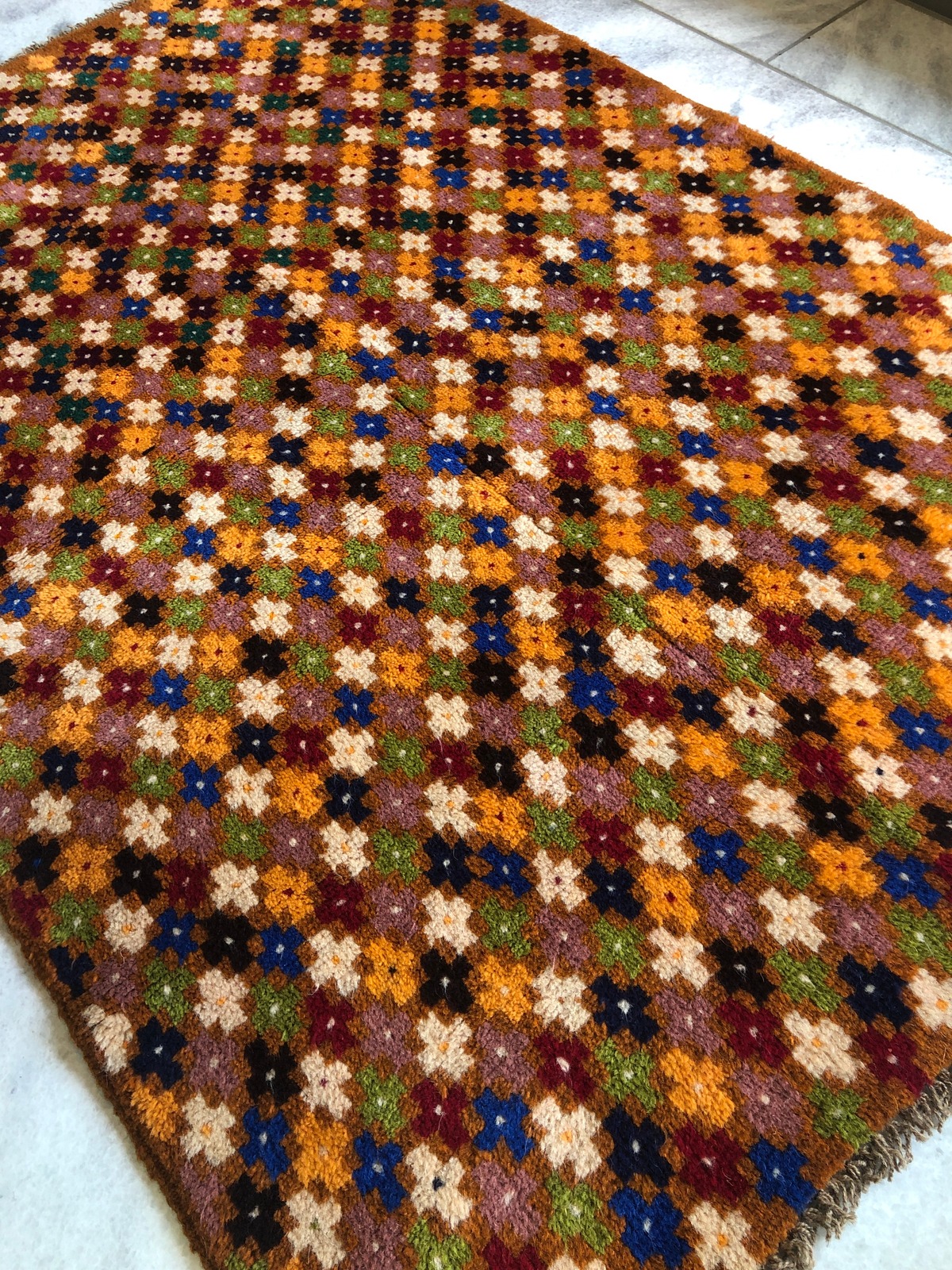 絨毯カーペットカザフスタンカザック刺繍洋書古書模様パターン 【公式 