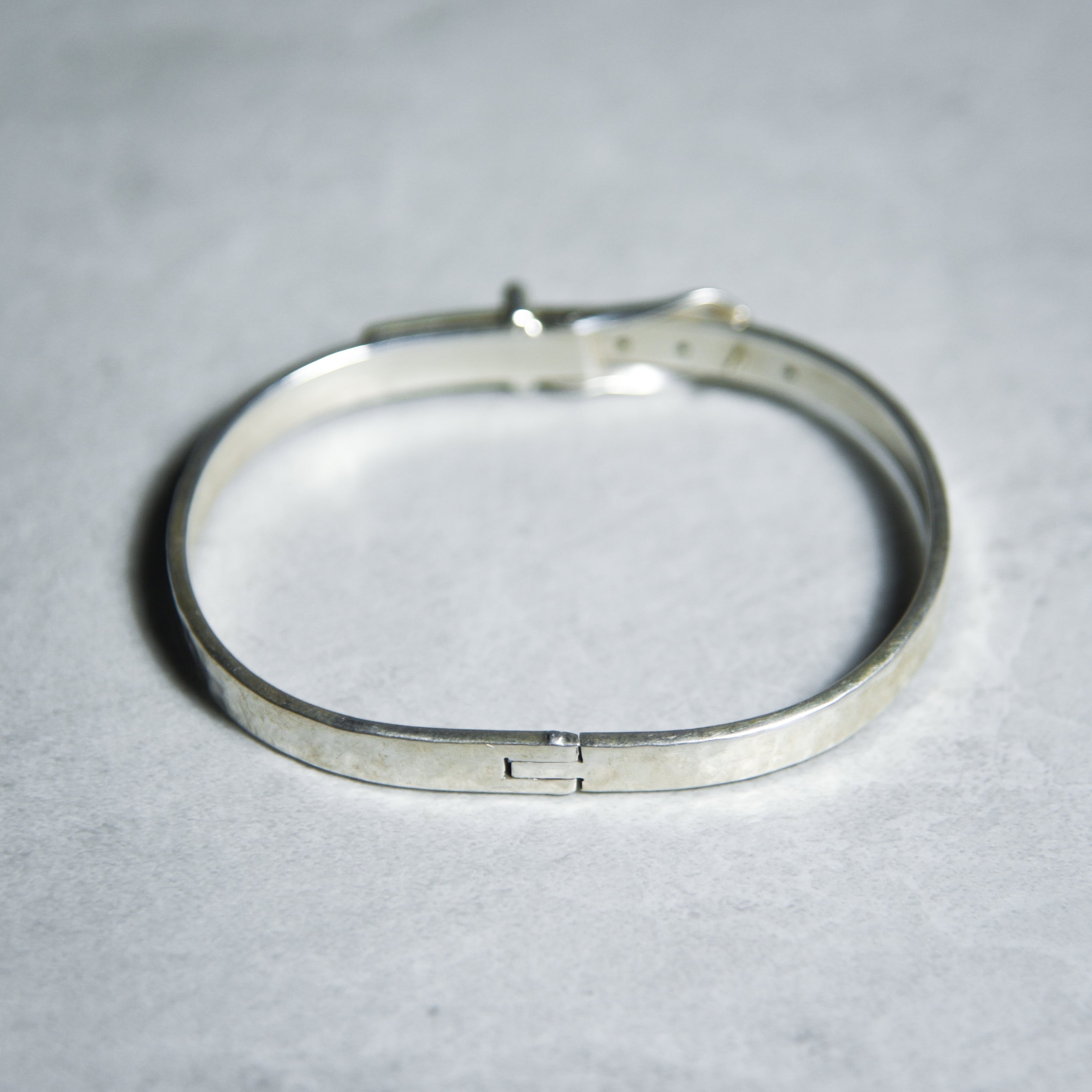 70s ヴィンテージ　メキシカンジュエリー　コンビ　ベルト　バングル Mexican Jewelry Vintage Silver Belt Bangle メキシカン ジュエリー